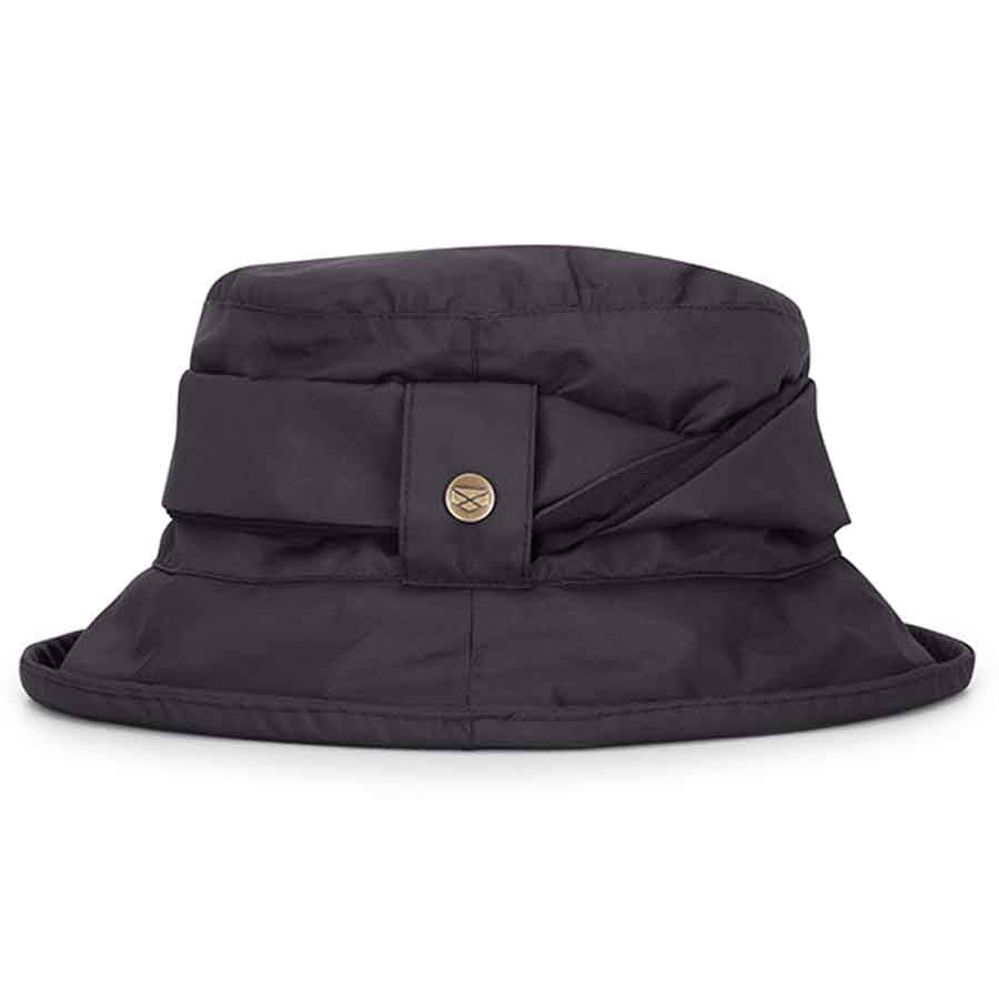 Hoggs of Fife Walker Ladies Waterproof Twist Hat - Charcoal