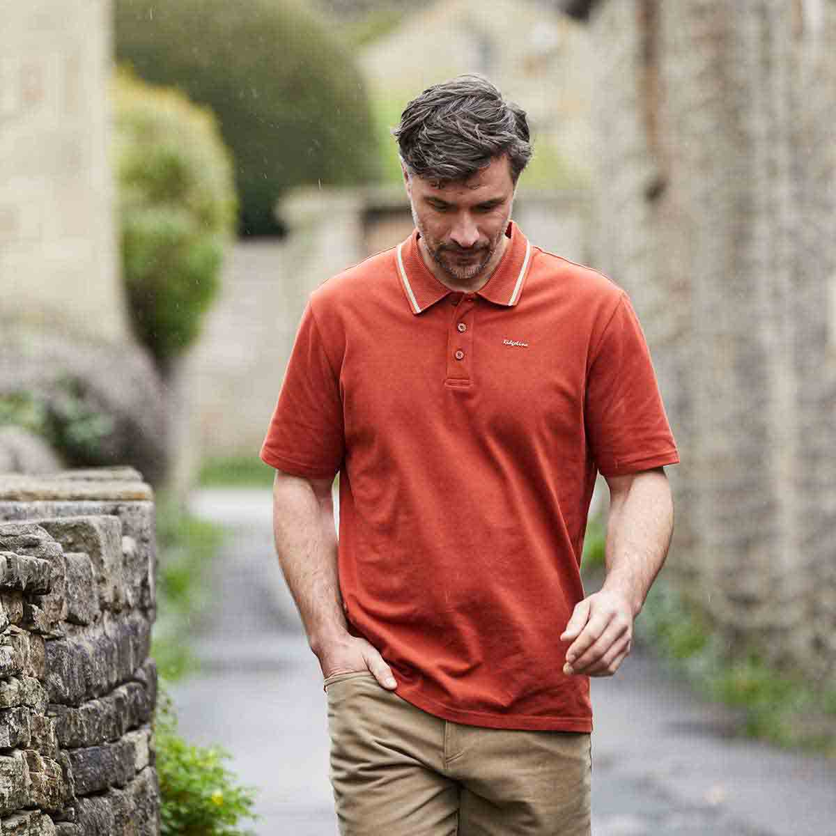 Ridgeline Kilworth Polo Top -Russet
