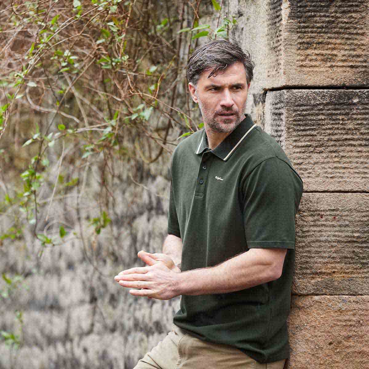 Ridgeline Kilworth Polo Top -Deep Forest