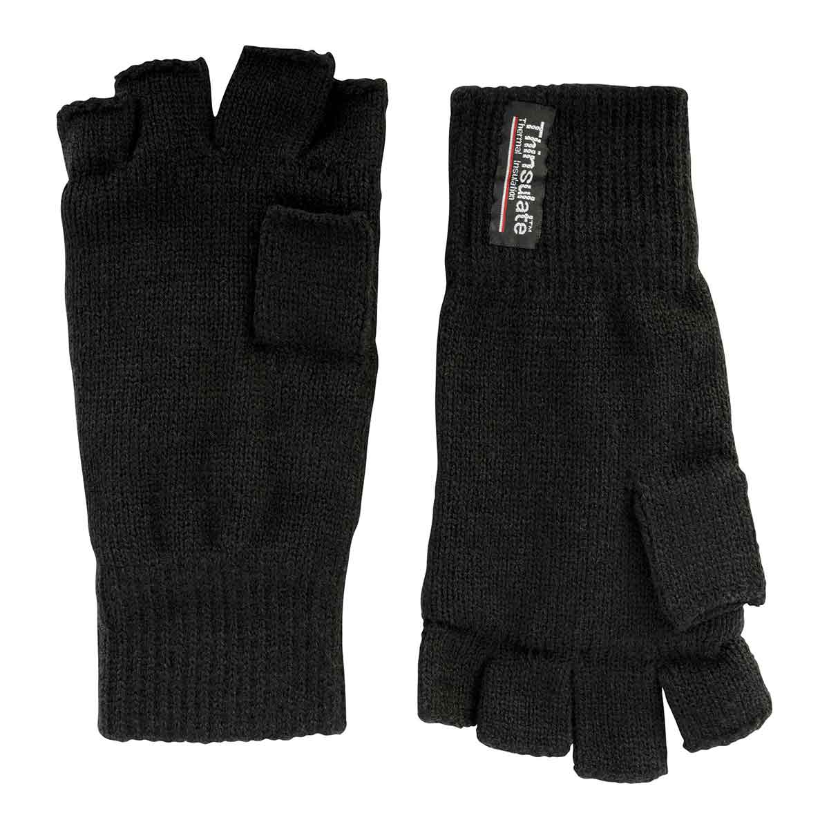 Jack Pyke Fingerless Mitts Black