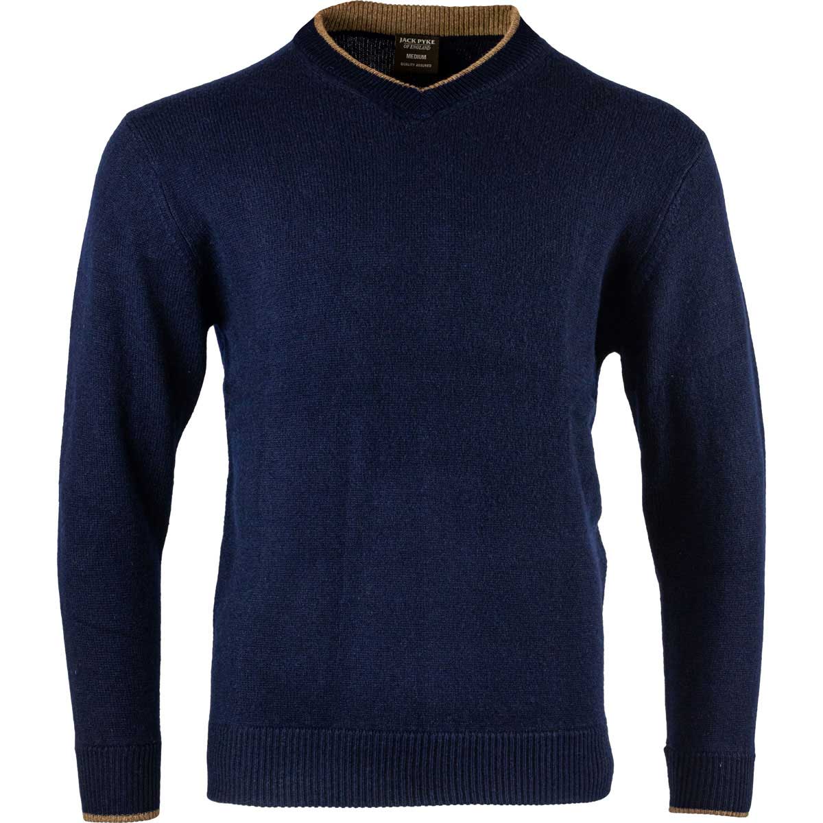 Jack Pyke Ashcombe V-Neck Pullover - navy