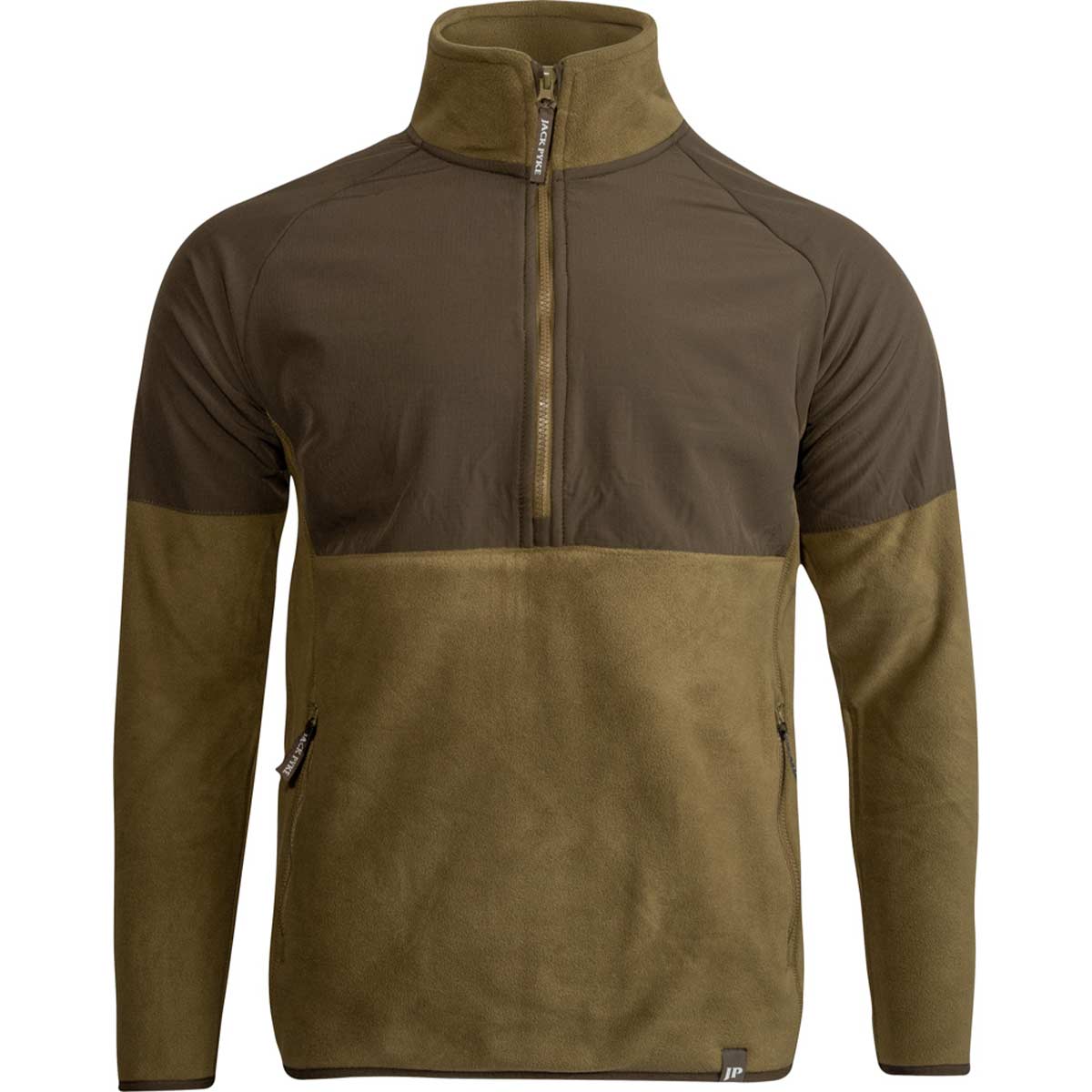 Jack Pyke Bleasdale Half Zip Fleece Top - Dark Mustard