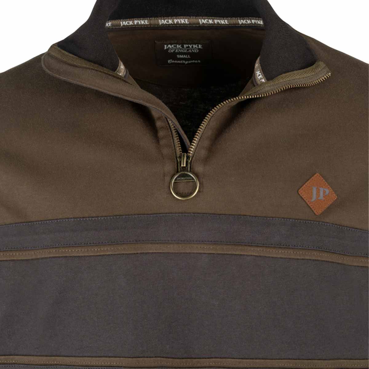 Jack Pyke Half Zip Contrast Sweatshirt - Collar