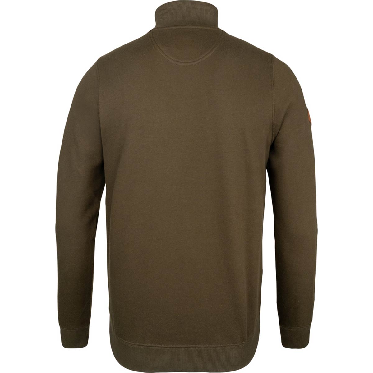 Jack Pyke Half Zip Sweatshirt - Dark Olive - Rear