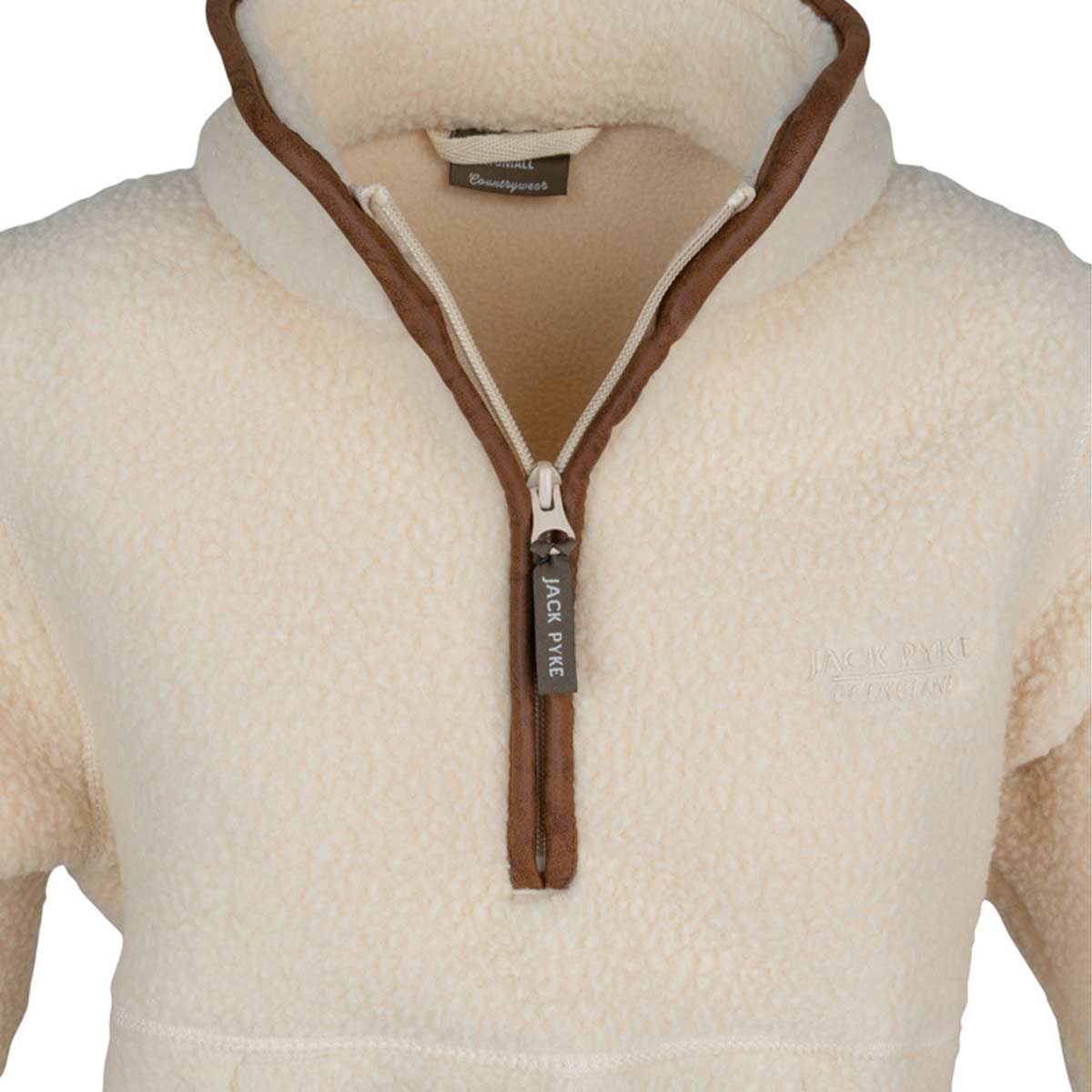 Jack Pyke Ladies Half Zip Sherpa Fleece - Zip Collar