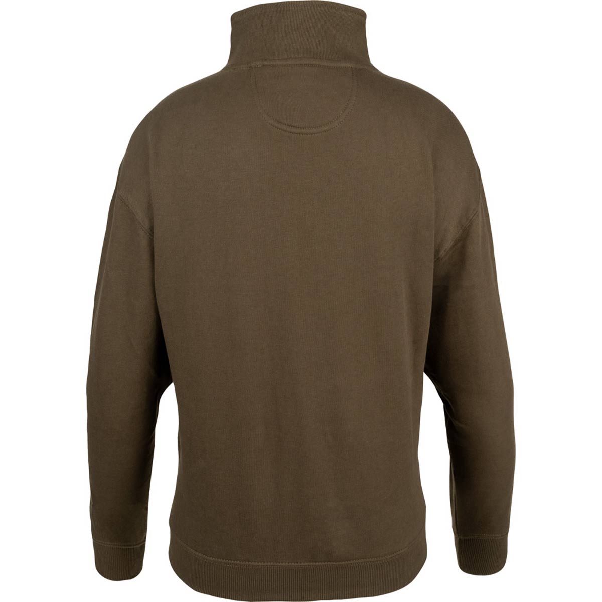 Jack Pyke Ladies Half Zip Sweatshirt - Olive - Rear