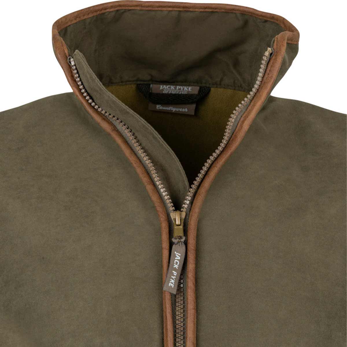 Jack Pyke Technical Moleskin Gilet - Collar
