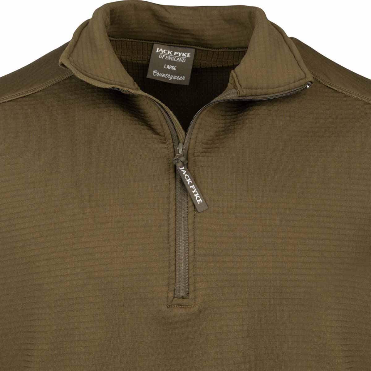 Jack Pyke Waffle Fleece Top - Collar