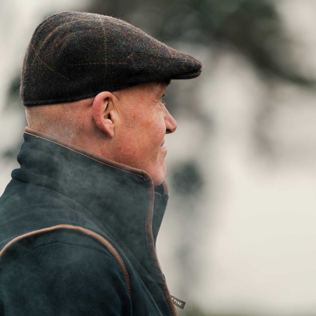 Jack Pyke Wool Blend Flat Cap - brown lifestyle