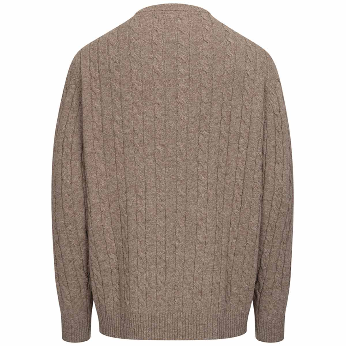Hoggs of Fife Jedburgh Cable Knit Pullover - Mens - Back