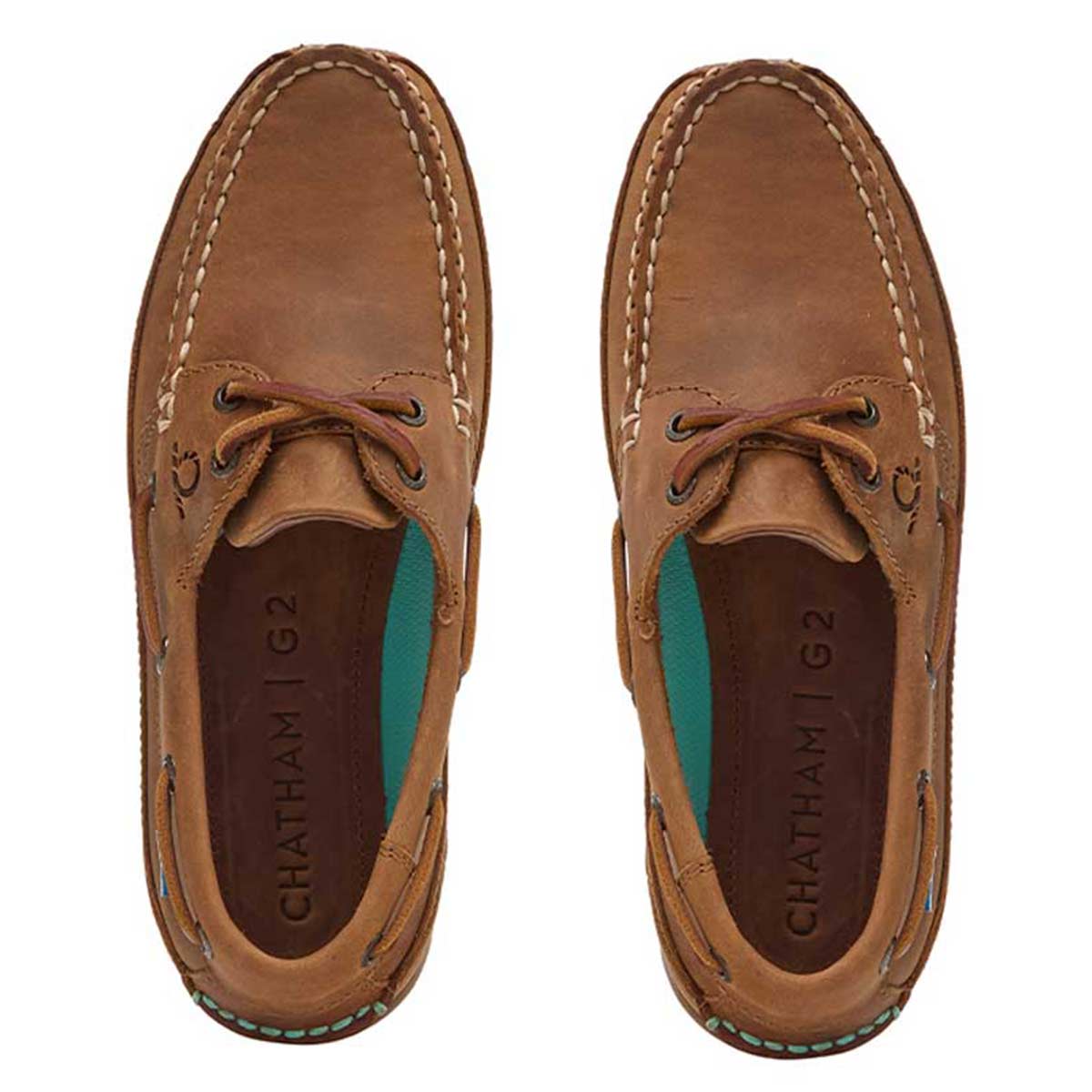 Chatham Kayak Lady G2 Wide Fit Deck Shoes - Walnut - Above