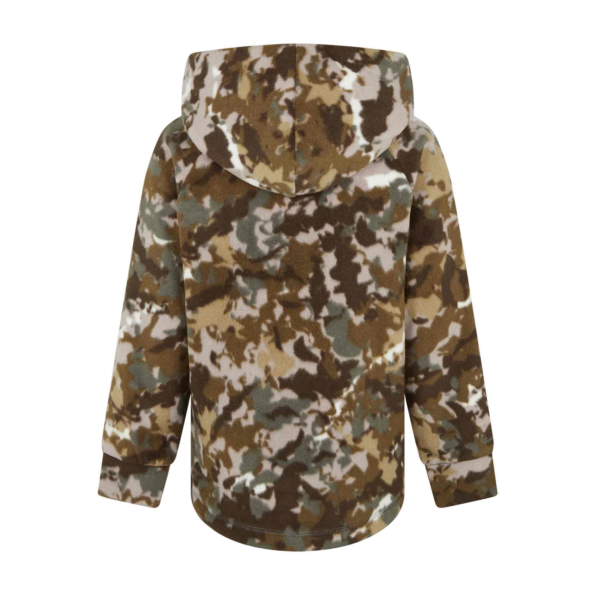 Kids Ridgeline Northern Pines Fleece Hoodie - BDU - Rear