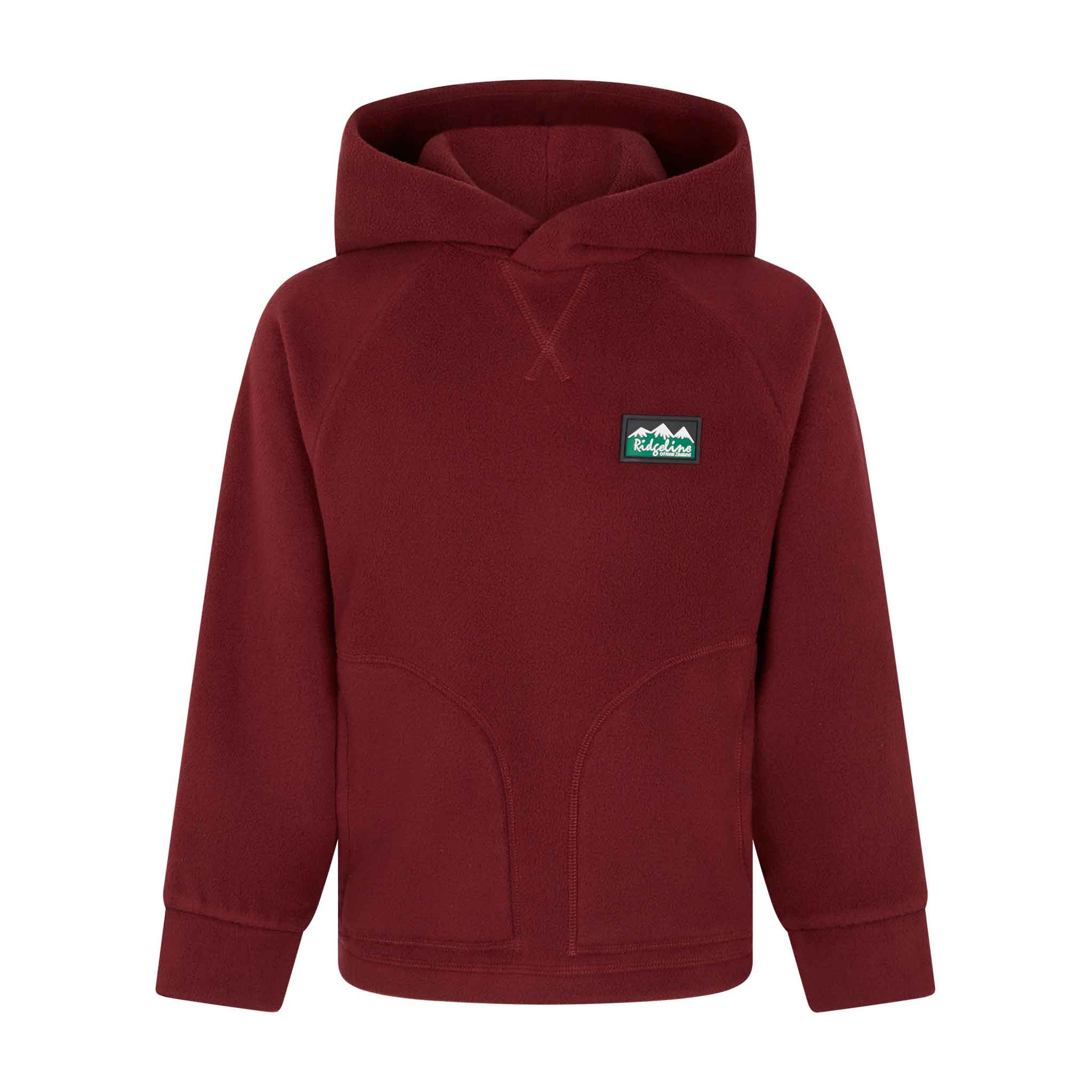 Kids Ridgeline Northern Pines Fleece Hoodie - Winter berry