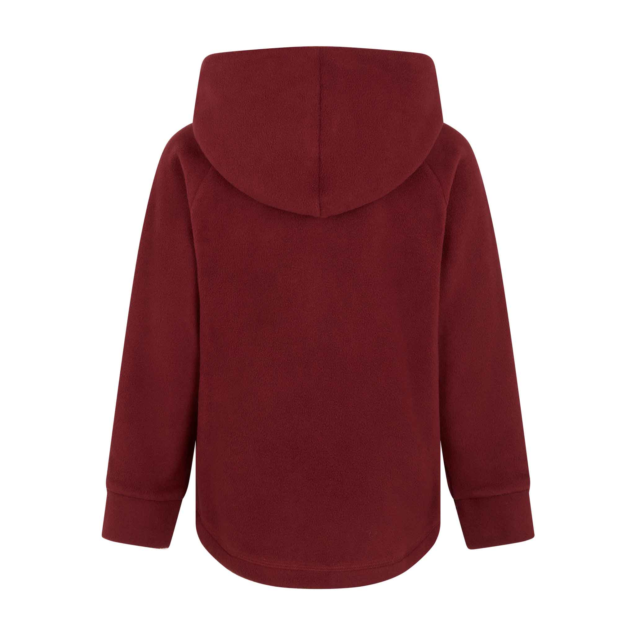 Kids Ridgeline Northern Pines Fleece Hoodie - Winter Berry - Rear 