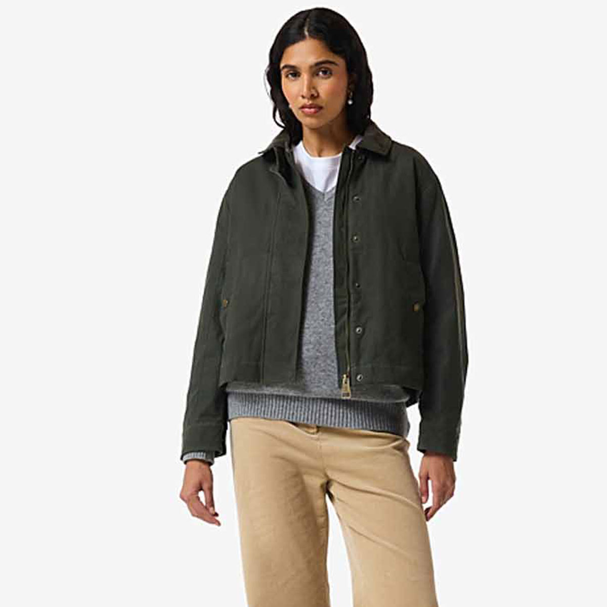 Hunter Womens Leith Waxed Jacket