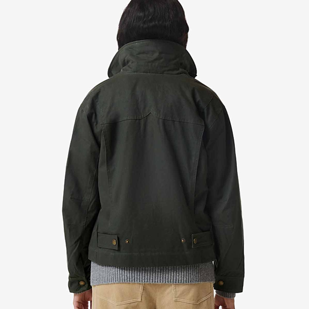 Hunter Womens Leith Waxed Jacket - rear