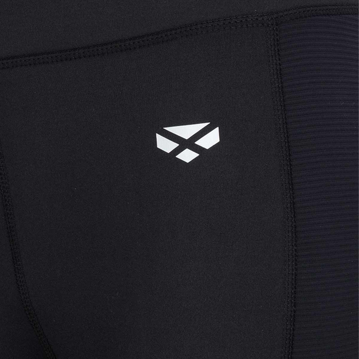 Hoggs of Fife Skye Ladies Active Thermal Leggings - Soft Black - Close Up