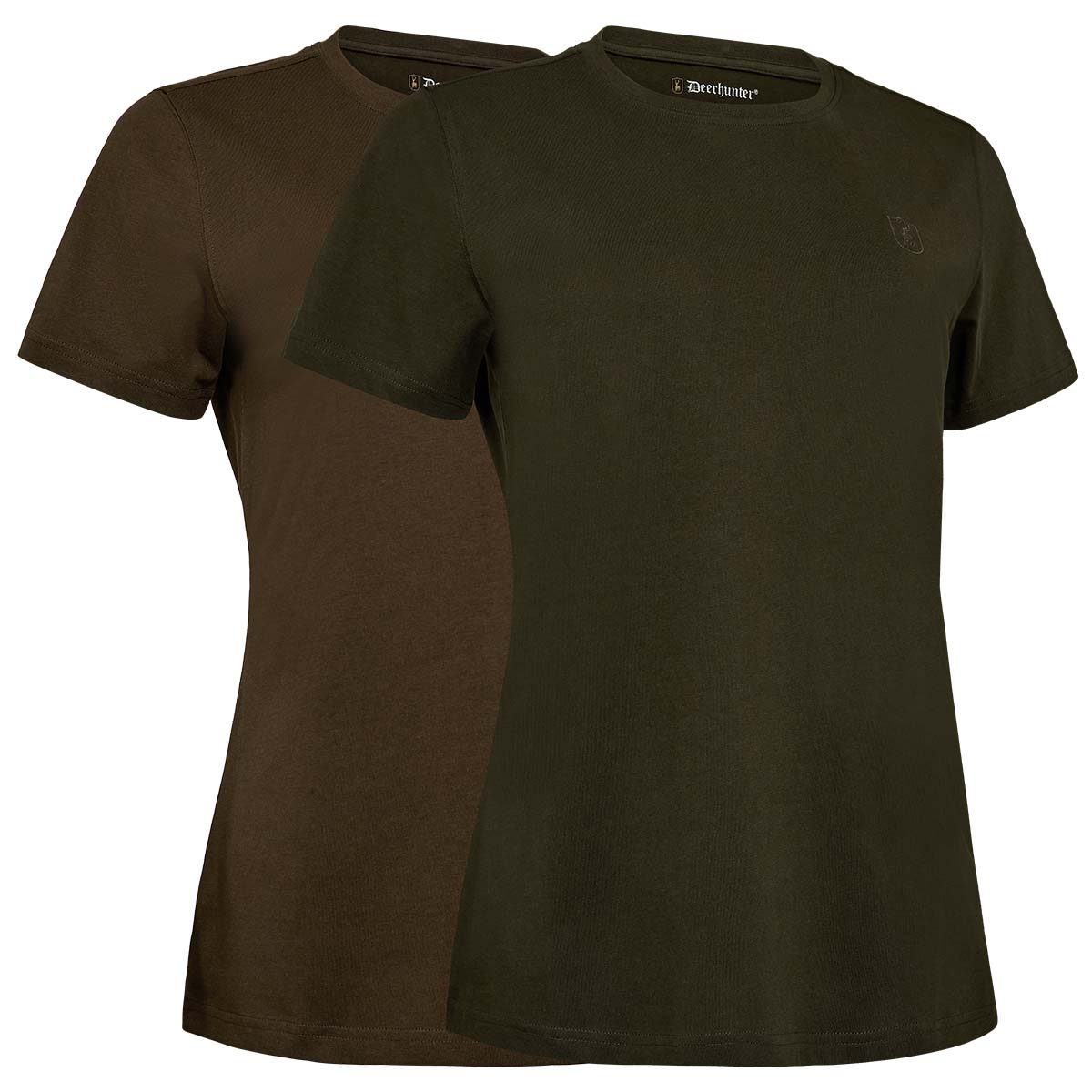 Deerhunter Lady 2-Pack T-Shirt - Fallen Leaf & Timber