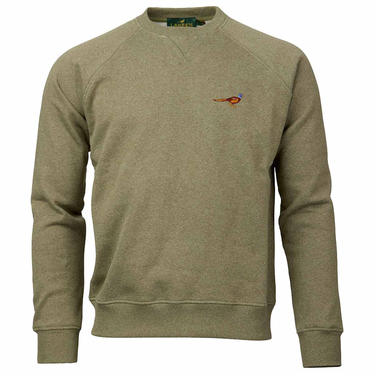 Laksen True Pheasant Logo Sweatshirt - Olive