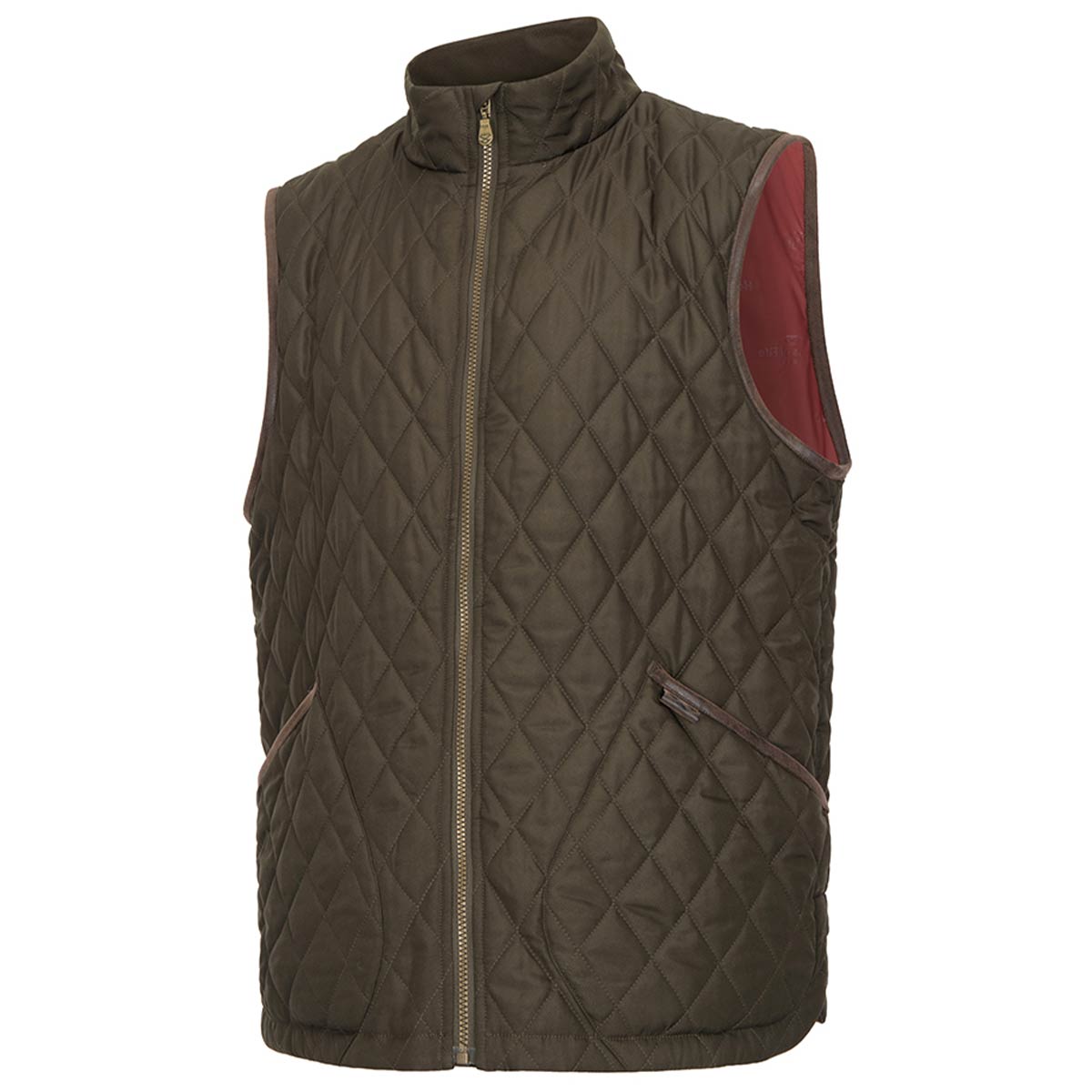 Hoggs of Fife Lindores Quilted Gilet - Mens - Front