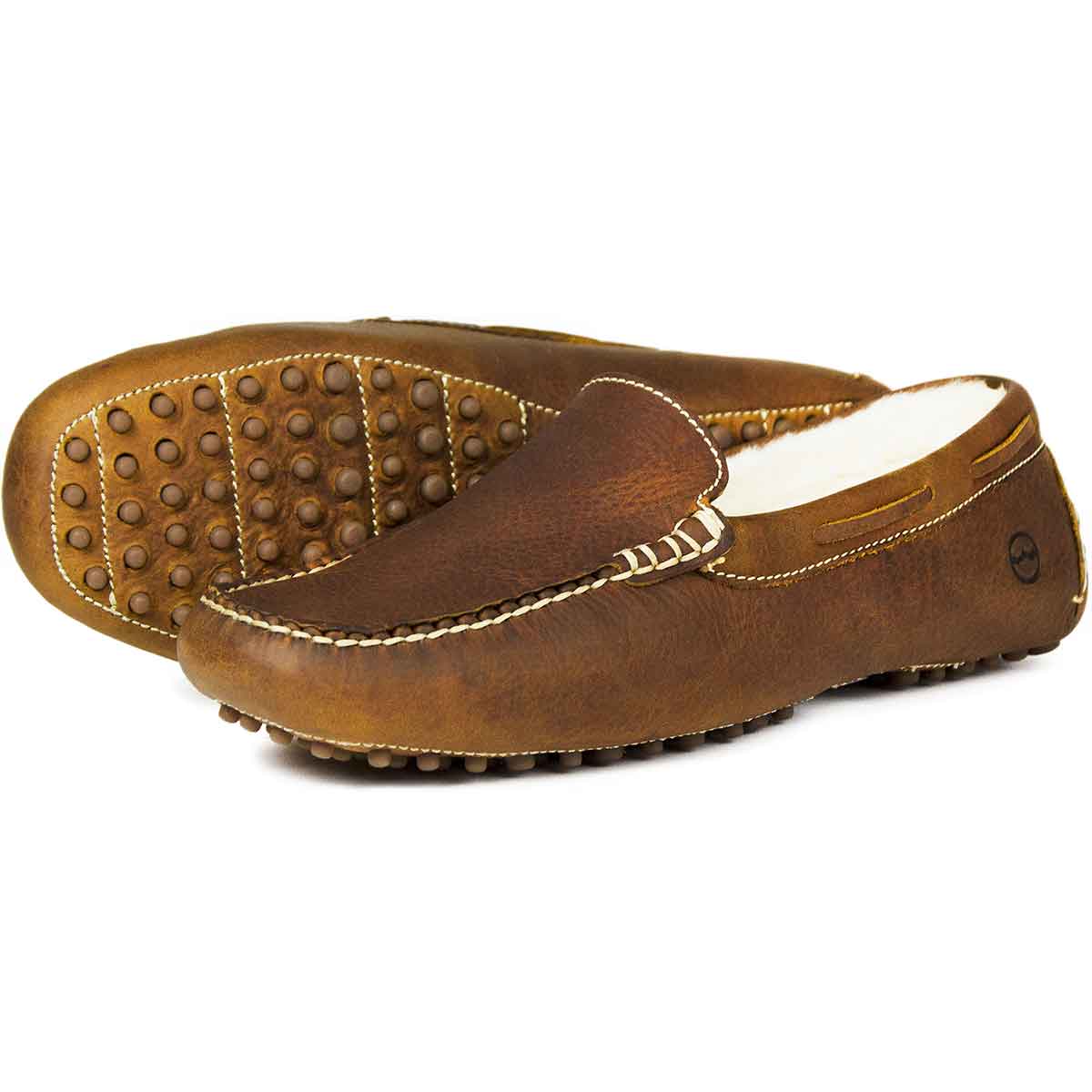 Orca Bay Mohawk Mens Slippers Havana