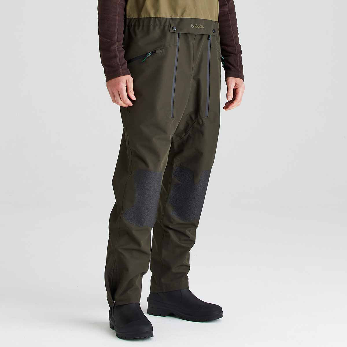 Ridgeline Mens Agri Pro Bib and Brace - Deep Forest 