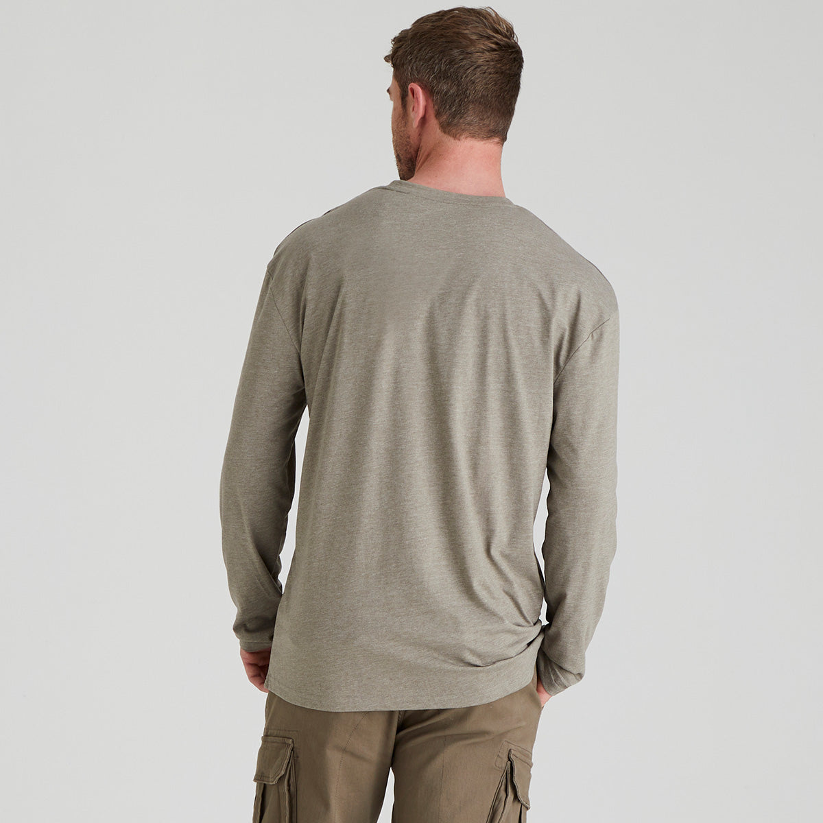 Ridgeline Baseline Top - Smokey Olive - Rear