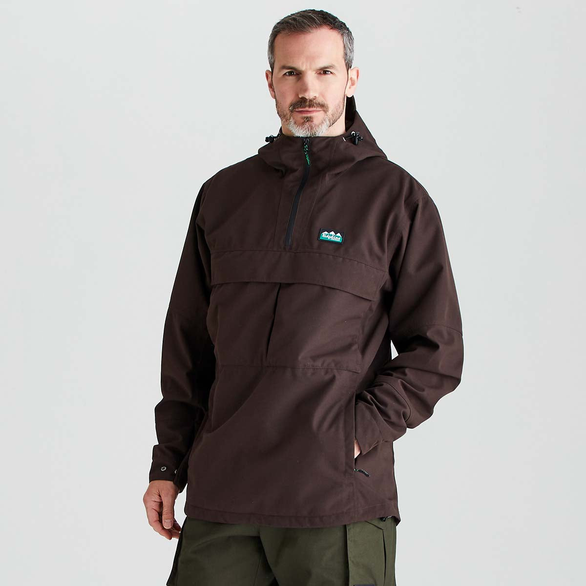 Ridgeline Men's Cambrian Smock - Deep Bark