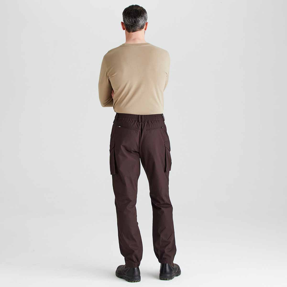 Ridgeline Men's Grafter Trousers - Deep Bark - Rear