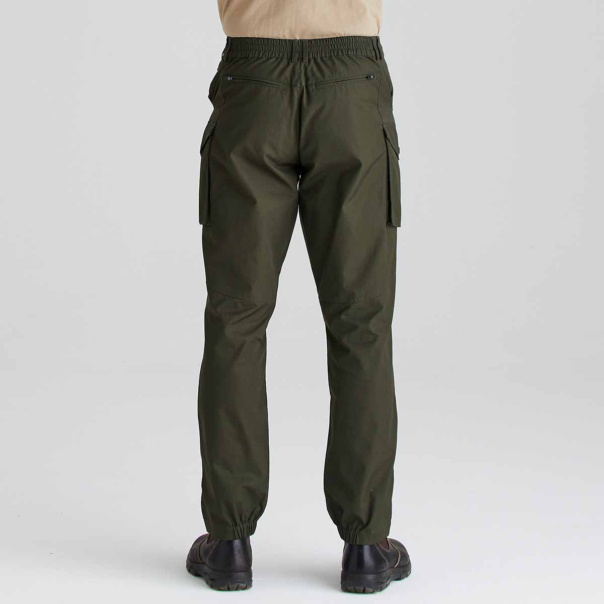 Ridgeline Men's Grafter Trousers - Deep Forest - Rear