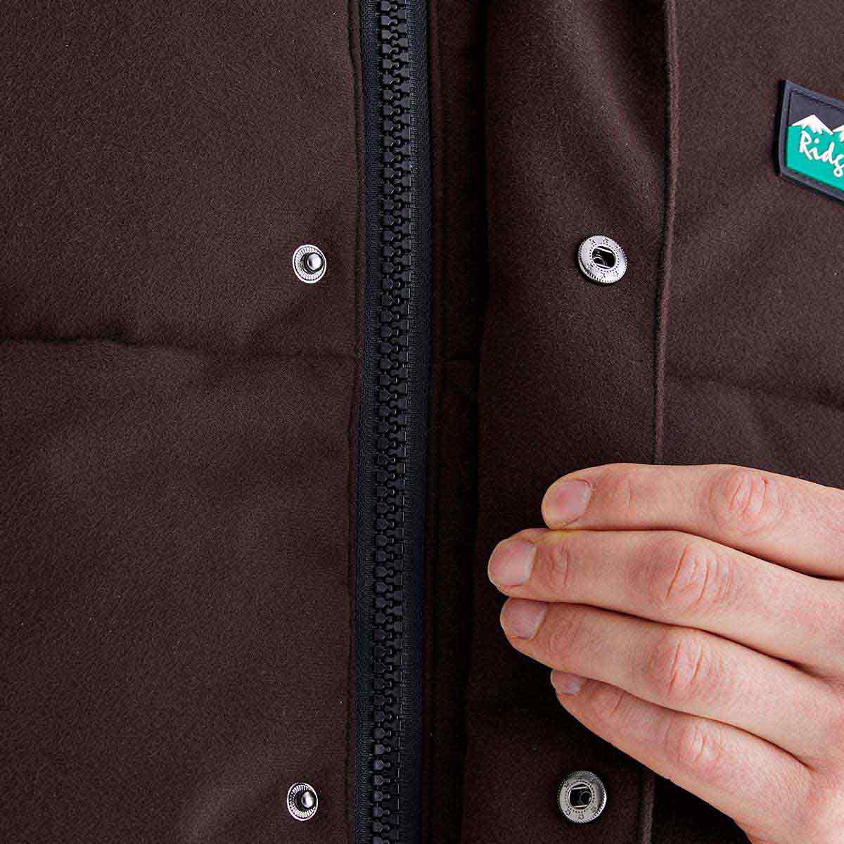 Mens Tundra Thermal Jacket - Deep Bark - Zip