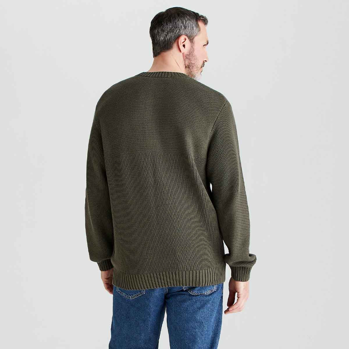 Ridgeline Men's Journeyman Jumper - Moss - Rear