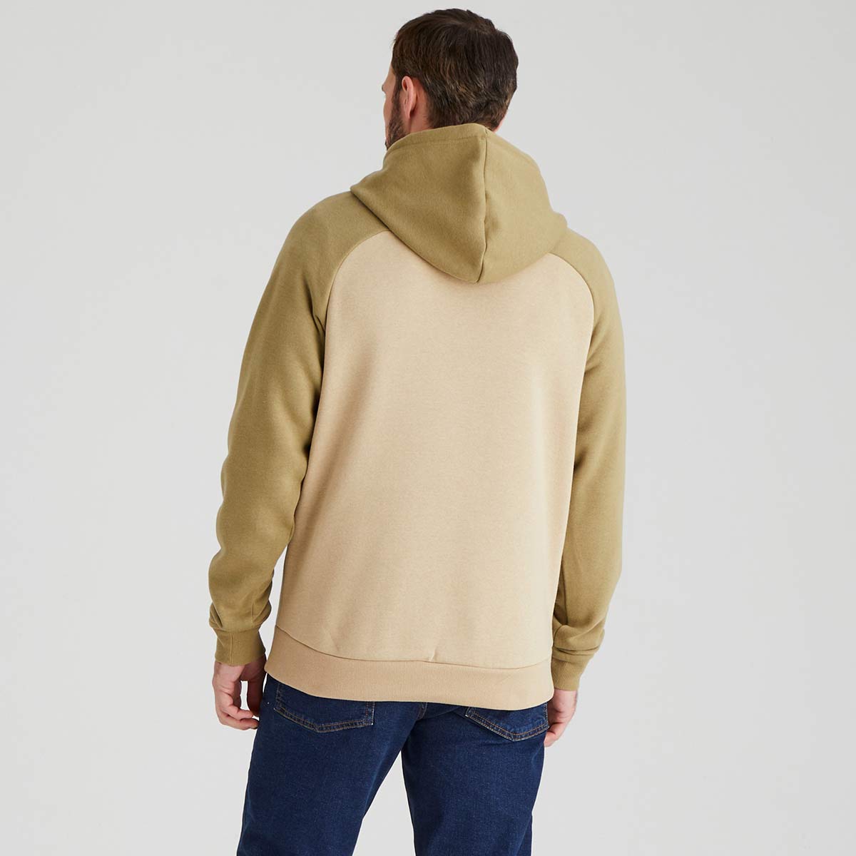 Ridgeline North Island Hoodie - teak mix - rear