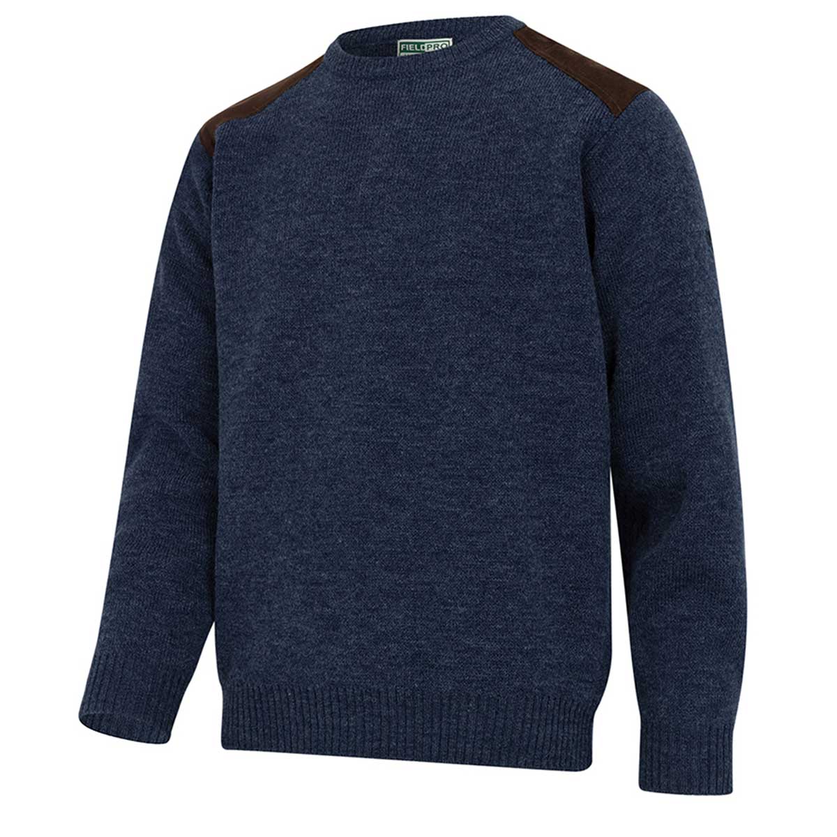 Hoggs of Fife Melrose II Crew Neck Pullover - blue