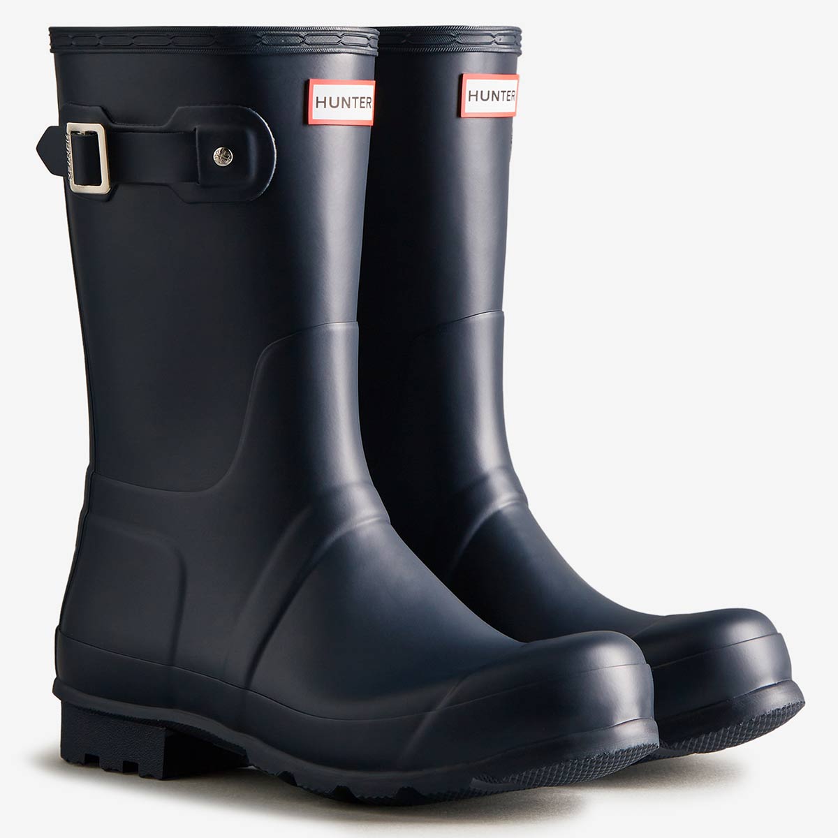 Hunter Men's Original Short Wellington Boots - Hunter Navy