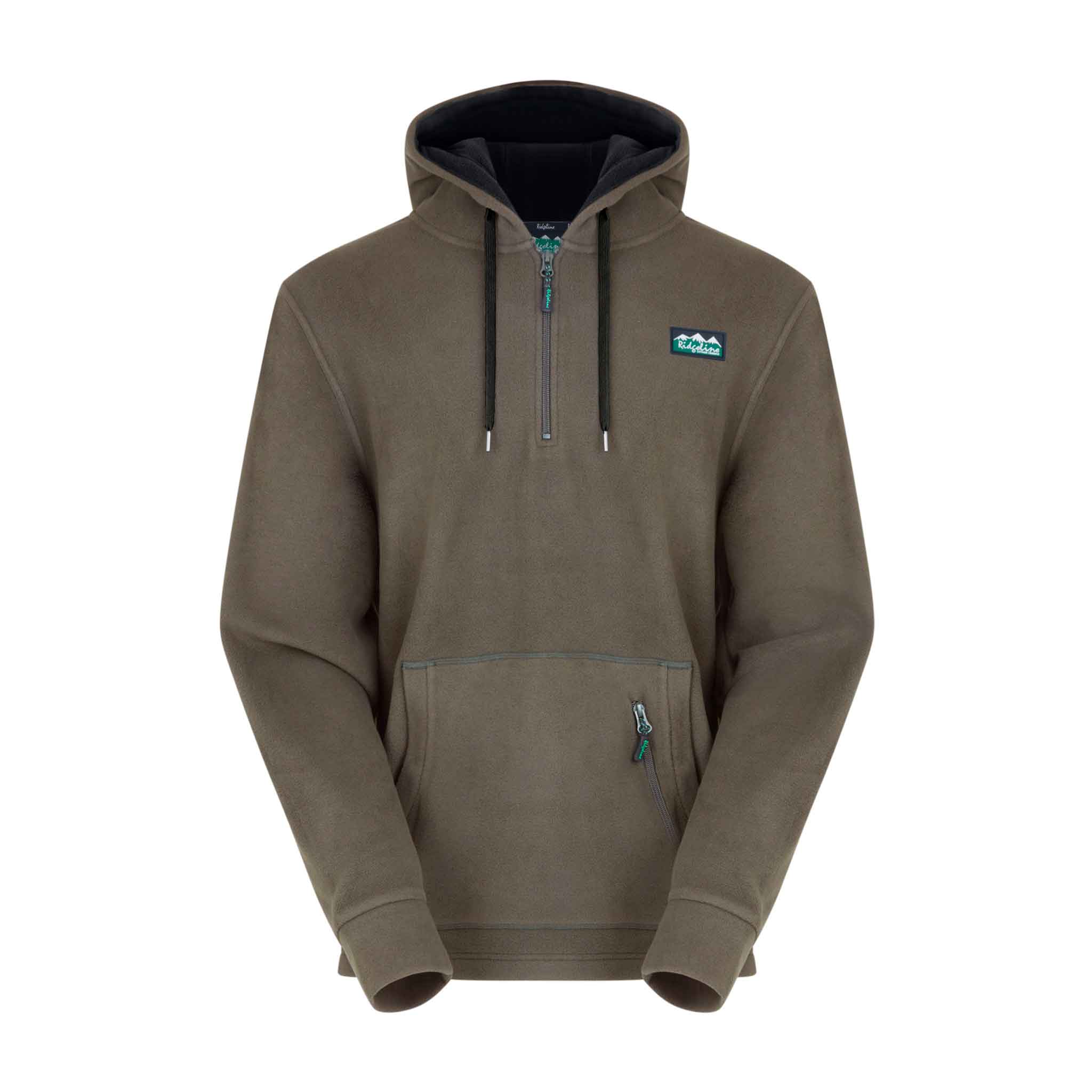 Ridgeline Ballistic Fleece Hoodie - Smokey olive