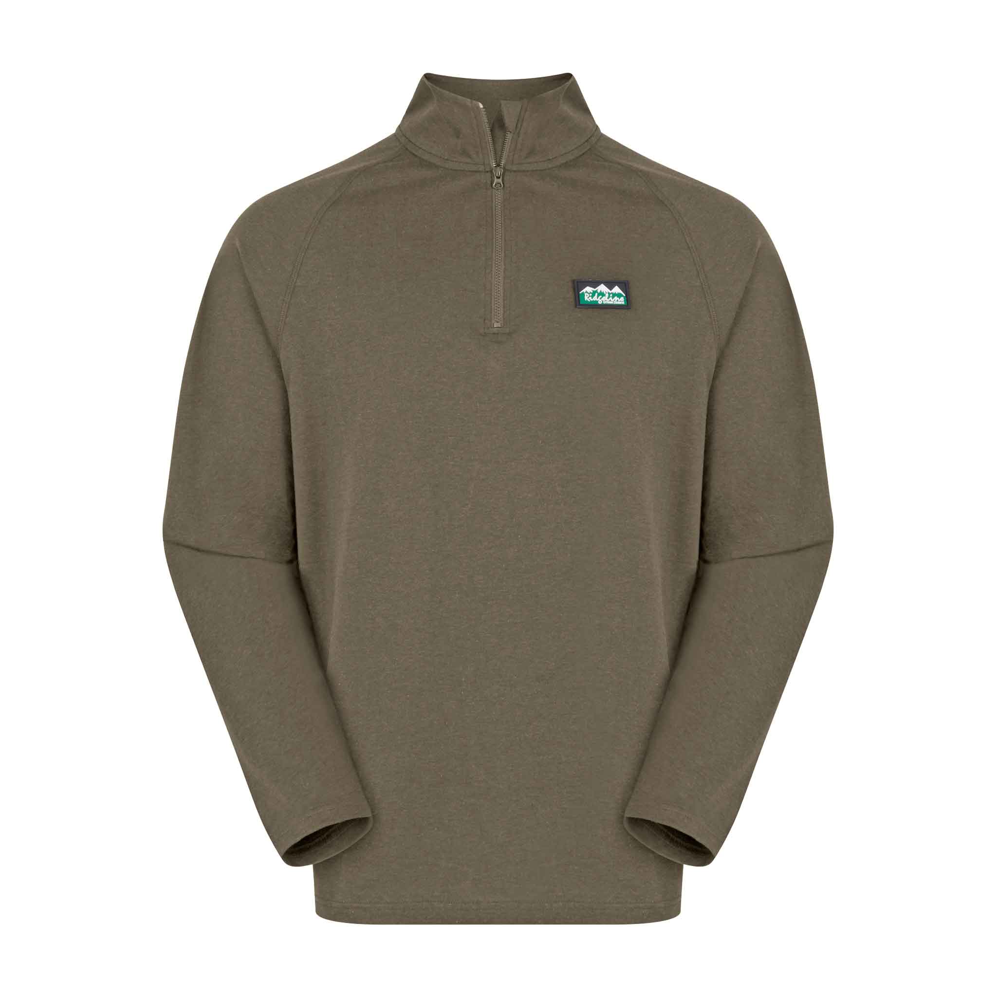 Ridgeline Baseline Pull-On Zip Top - Light Bark