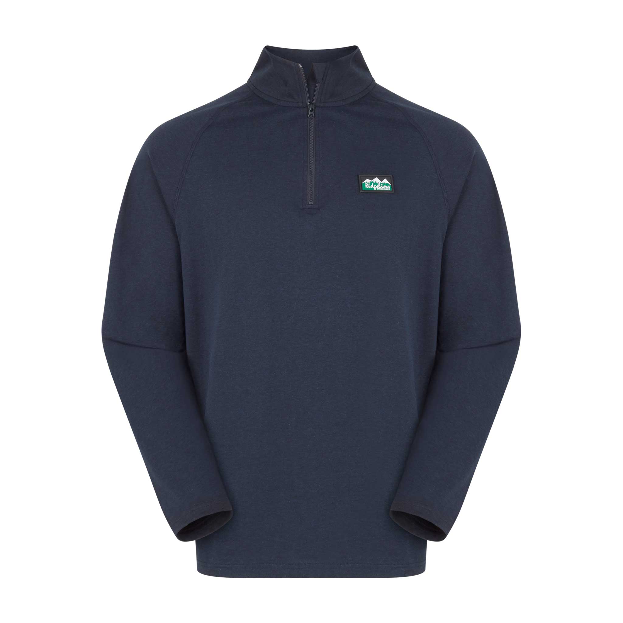 Ridgeline Baseline Pull-On Zip Top - navy