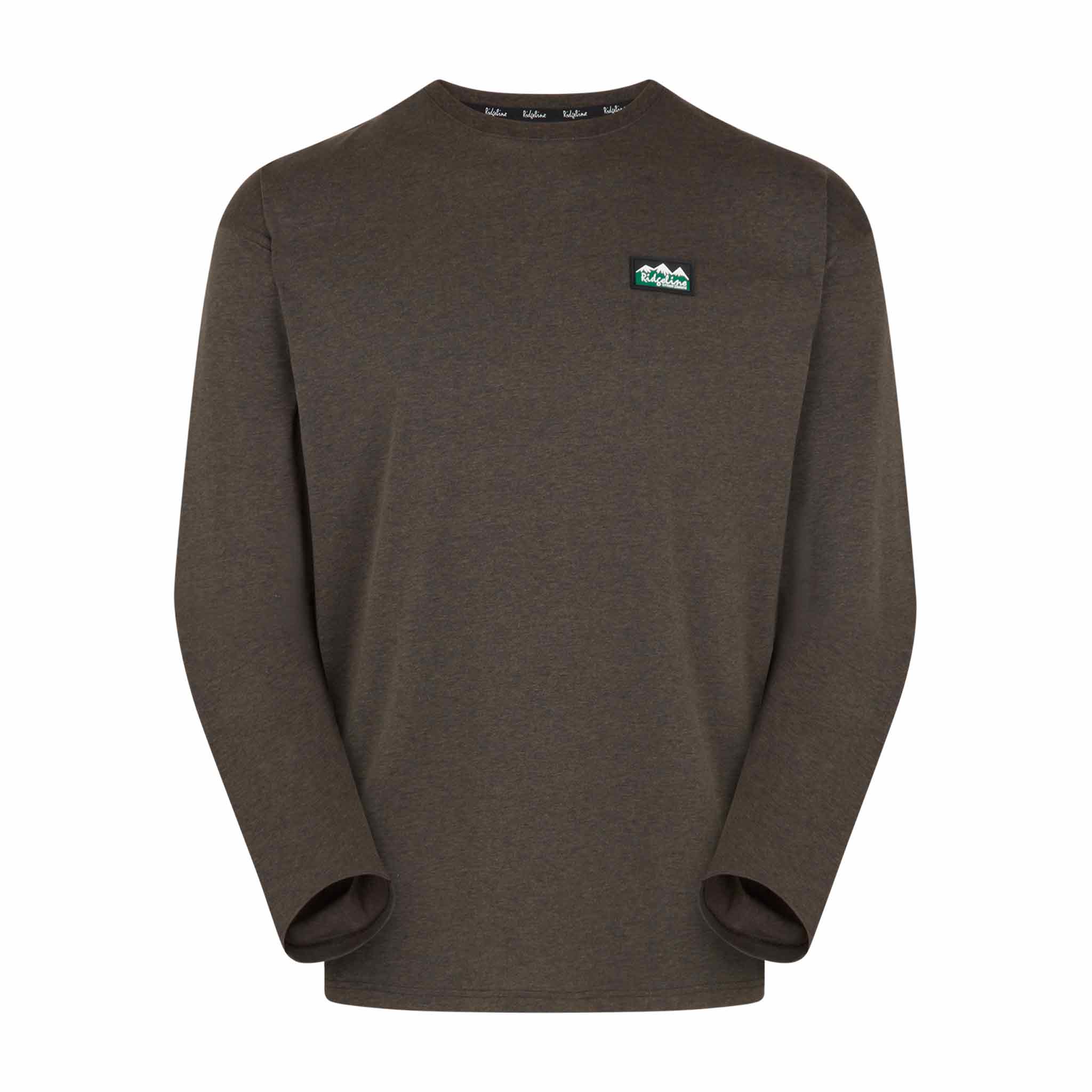 Ridgeline Baseline Top - Light bark marl