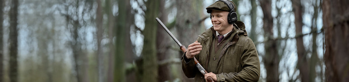 Men's tweed and waterproof shooting jackets