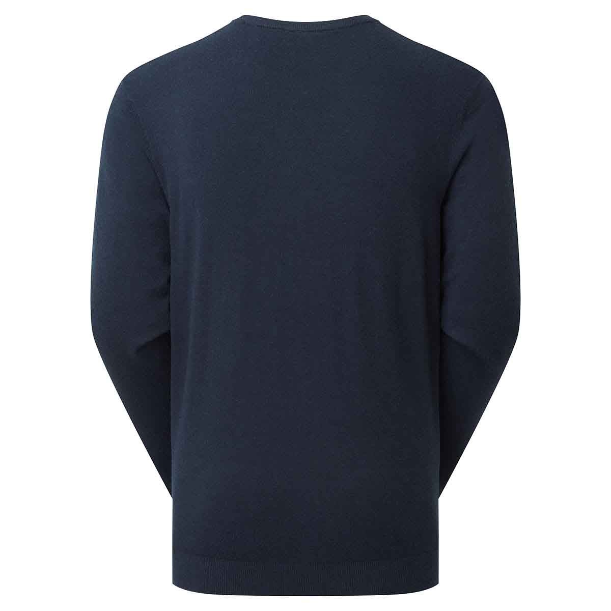 Ridgeline Men's Hartland Crew Neck Jumper - Navy Rear