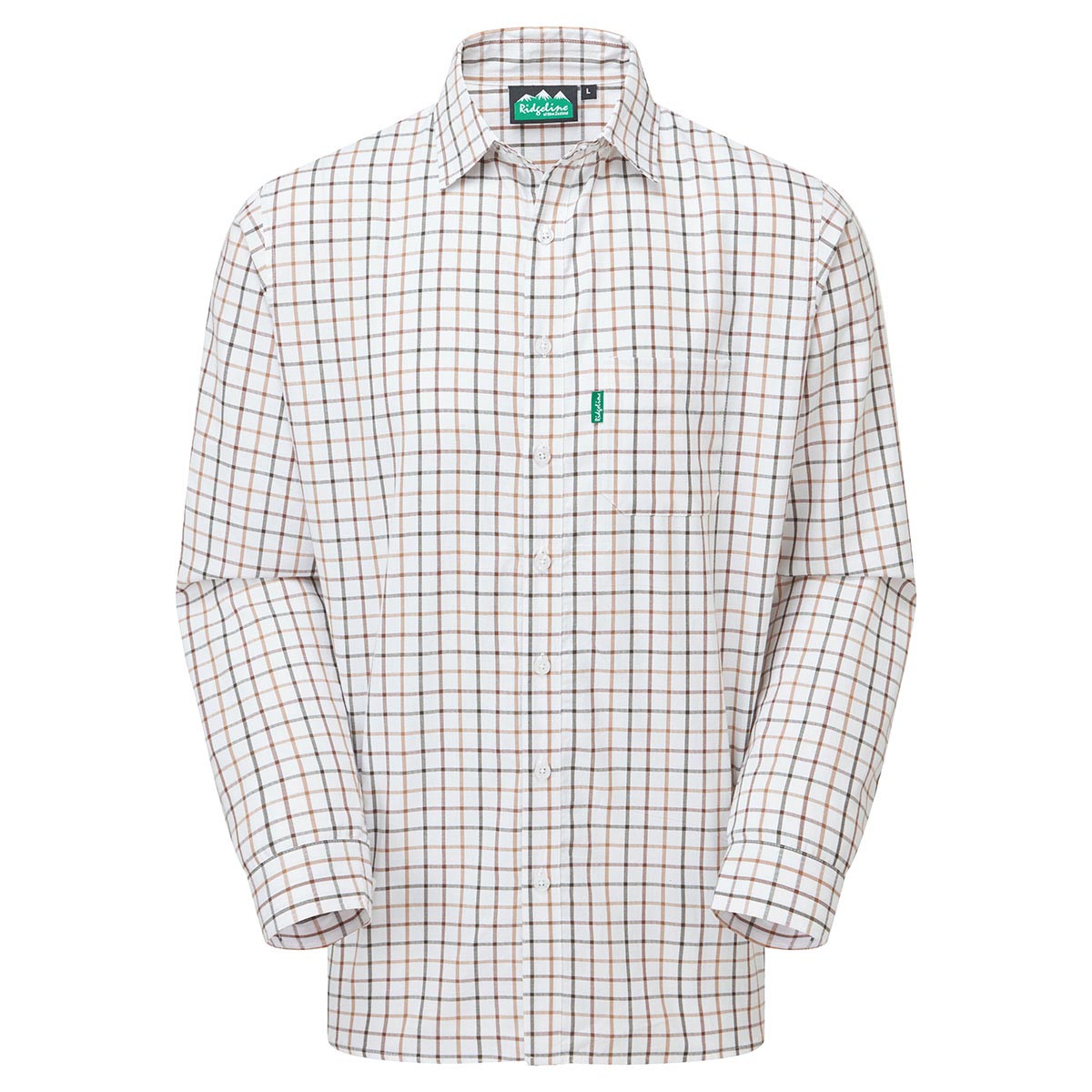 Ridgeline Sedgebrook Men's Checked Shirt - Sienna/Nutmeg/Moss