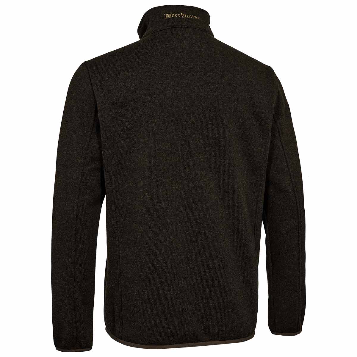 Deerhunter Moor Knitted Jacket - Brown Leaf - Rear