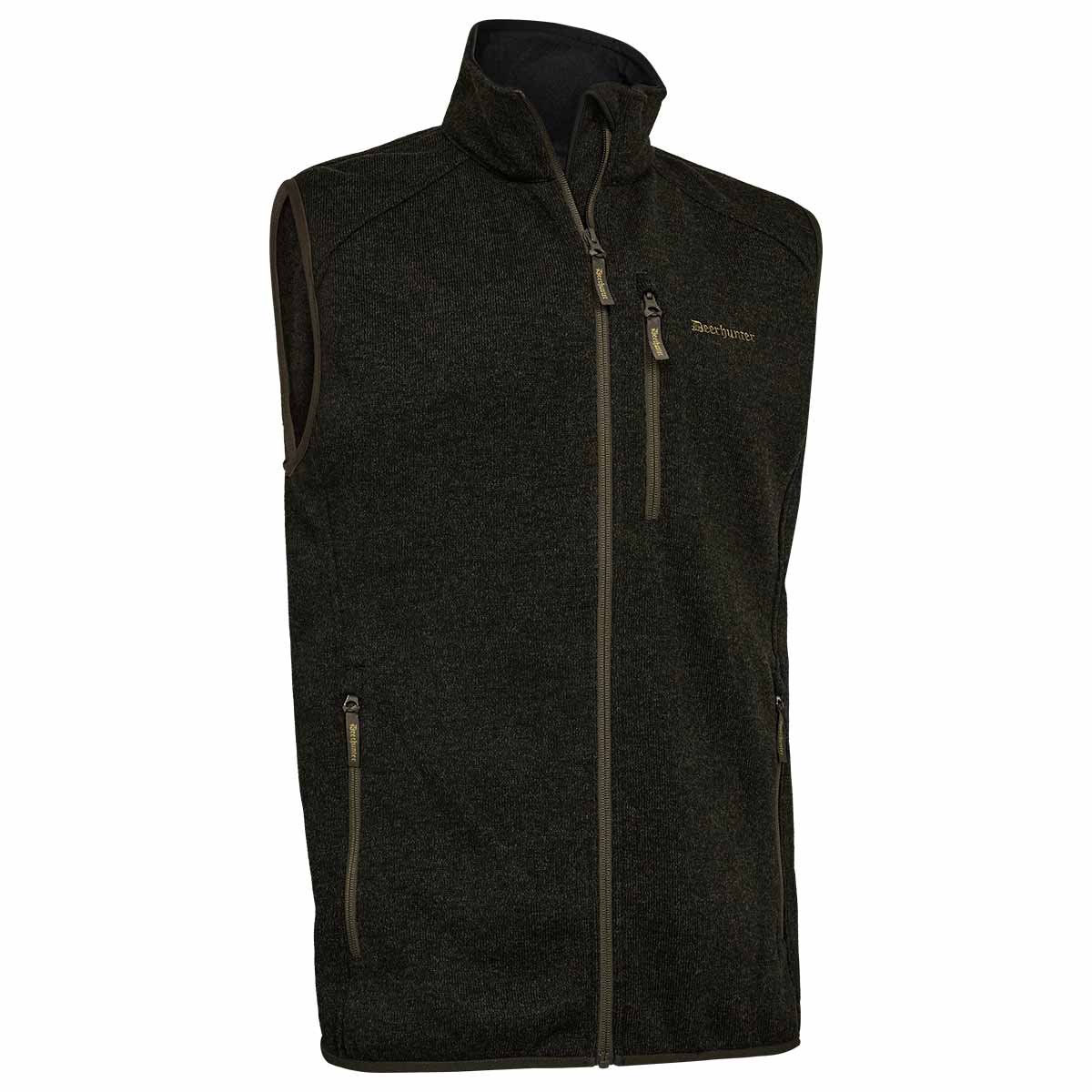 Moor Knitted Waistcoat - Timber