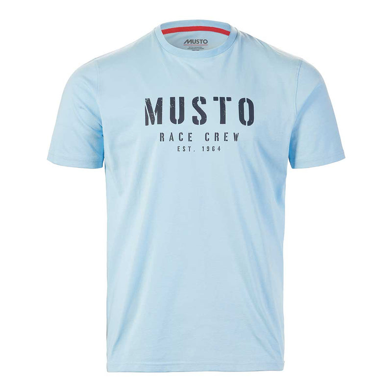 Musto Men's Classic Musto SS Tee Shirt Clear Sky