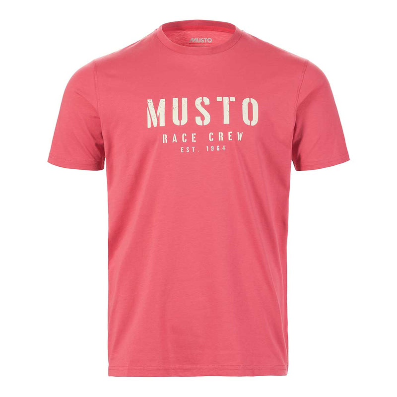 Musto Men's Classic Musto SS Tee Shirt Sweet Raspberry
