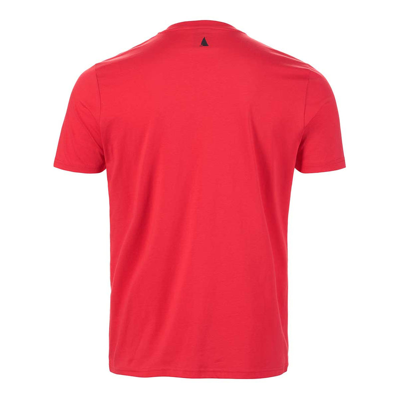 Musto Men's Nautic S/S Tee Shirt Red Rear