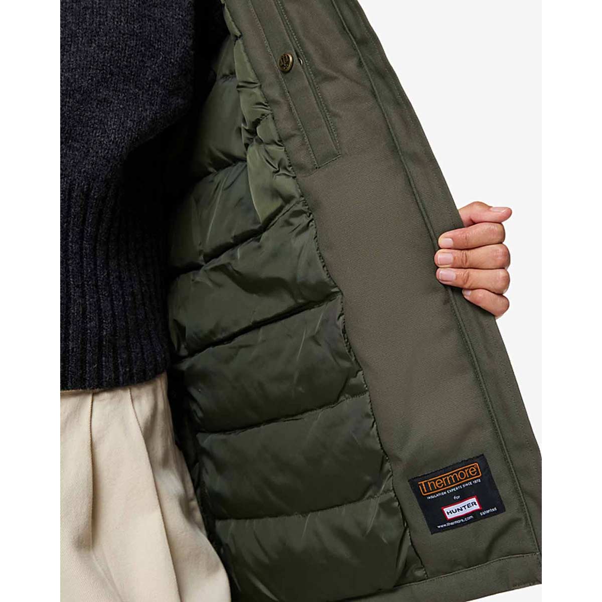 Hunter Originals Womens Field Jacket - inside
