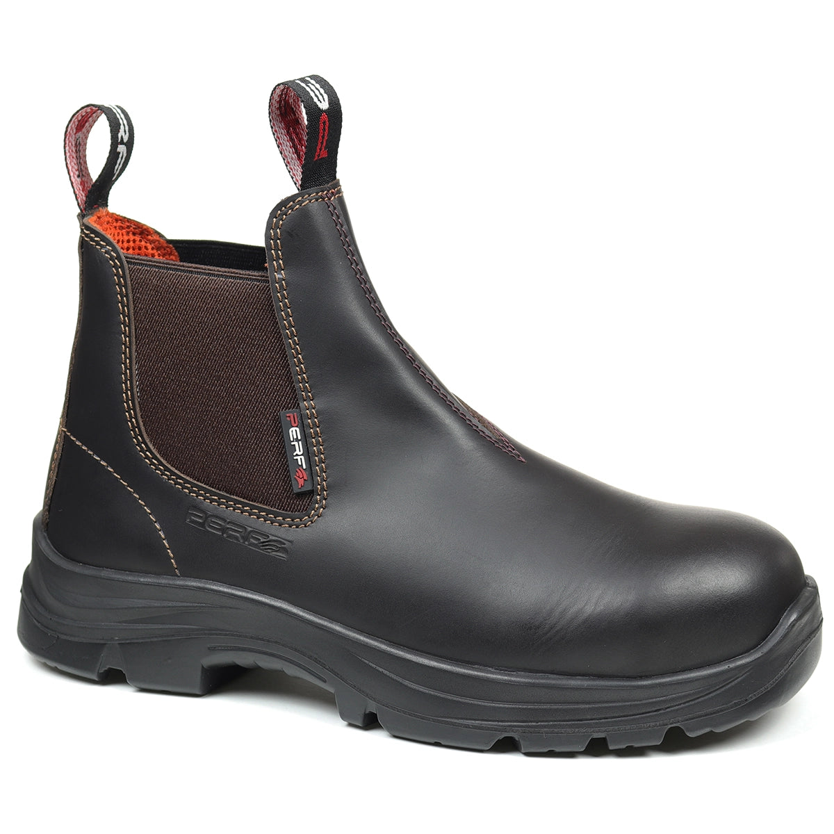 Perf Brandon Pro Safety Dealer Boot - Stout - Side View