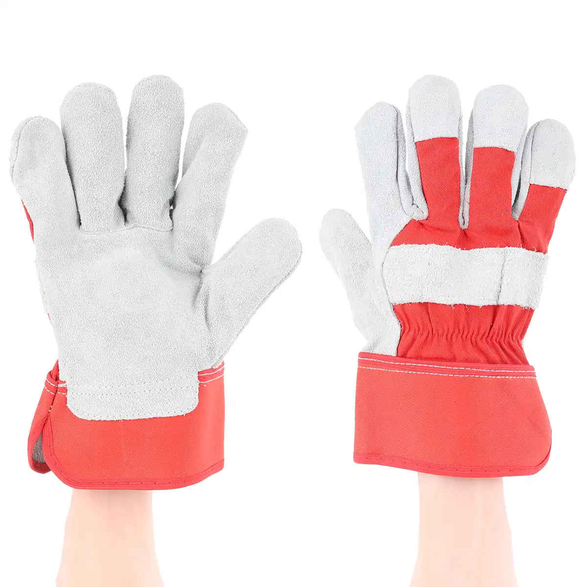 Perf Nix Standard Rigger Gloves - Both Gloves - Red and Grey